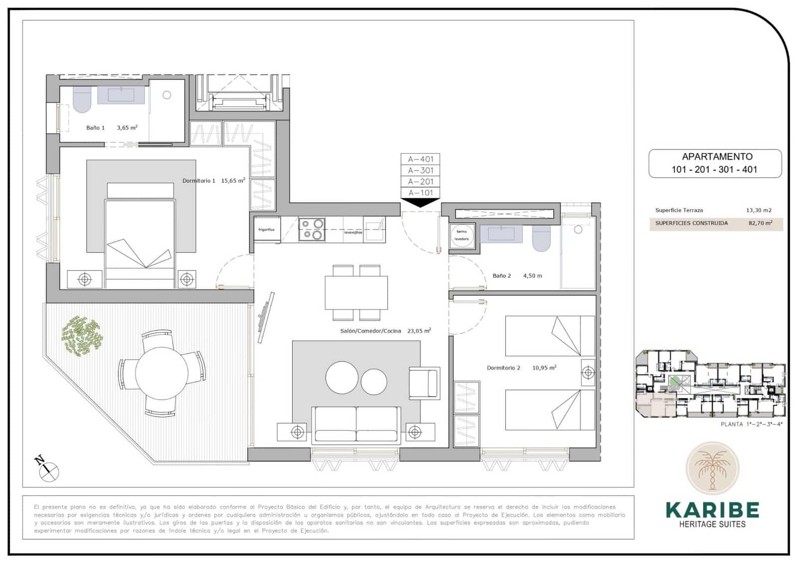 1 sypialnia Apartament na sprzedaż w Lo Pagan z basenem - 149 900 € (Ref: 9804287)