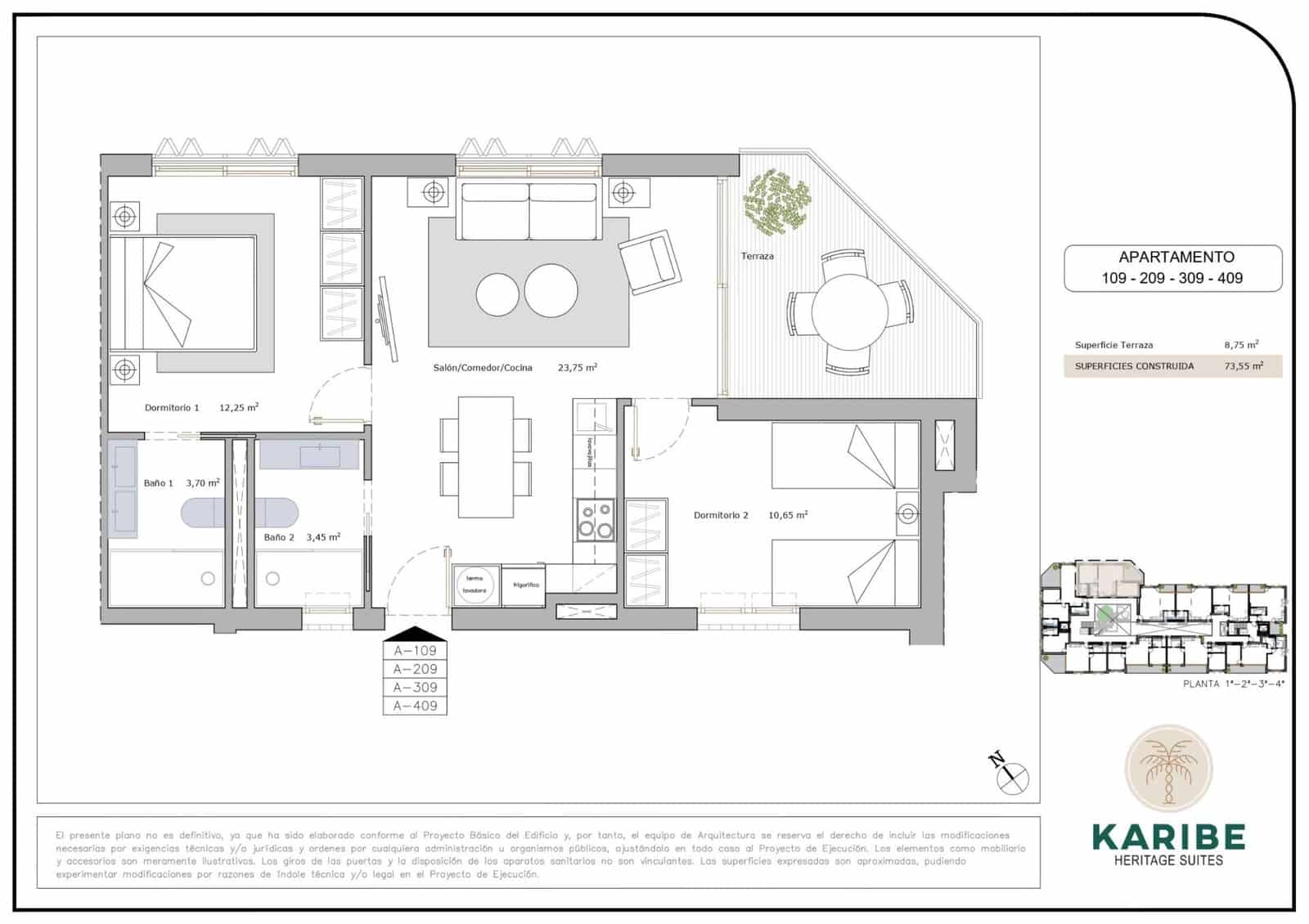 1 sypialnia Apartament na sprzedaż w Lo Pagan z basenem - 149 900 € (Ref: 9804287)