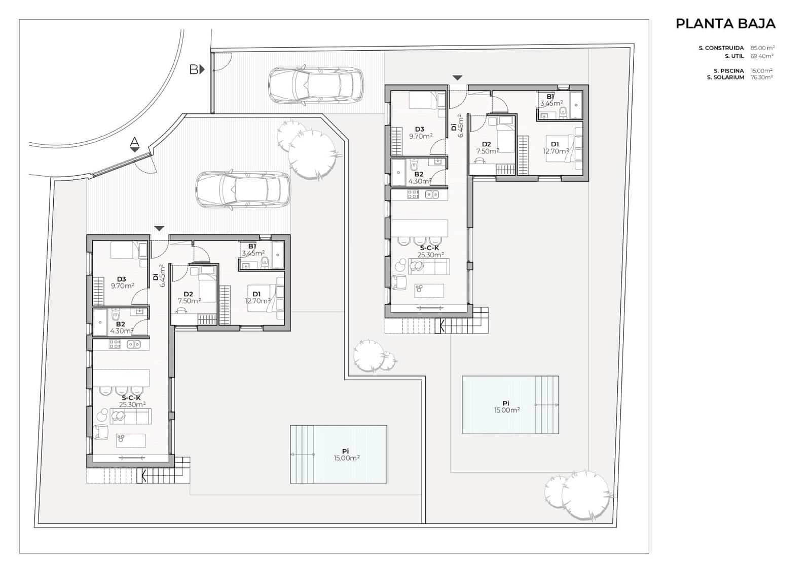 3 bedroom Villa for sale in Mazarron with pool garage - € 309,900 (Ref: 9846222)