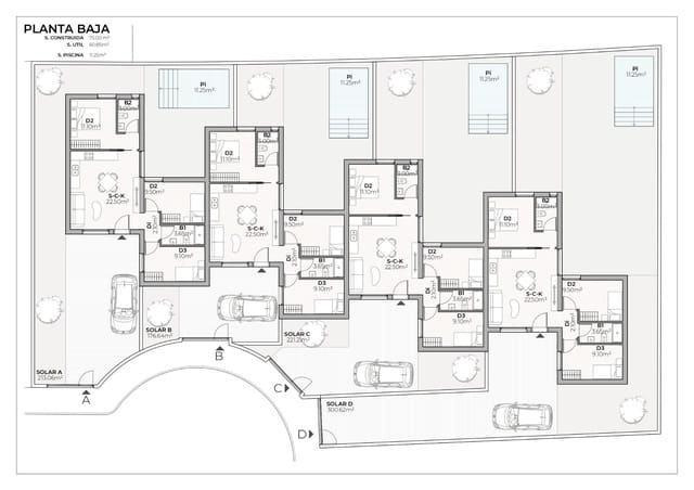 3 soverom Villa til salgs i Mazarrón med svømmebasseng - € 239 900 (Ref: 9881931)