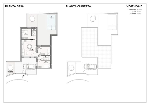 3 soverom Villa til salgs i Mazarrón med svømmebasseng - € 239 900 (Ref: 9881931)