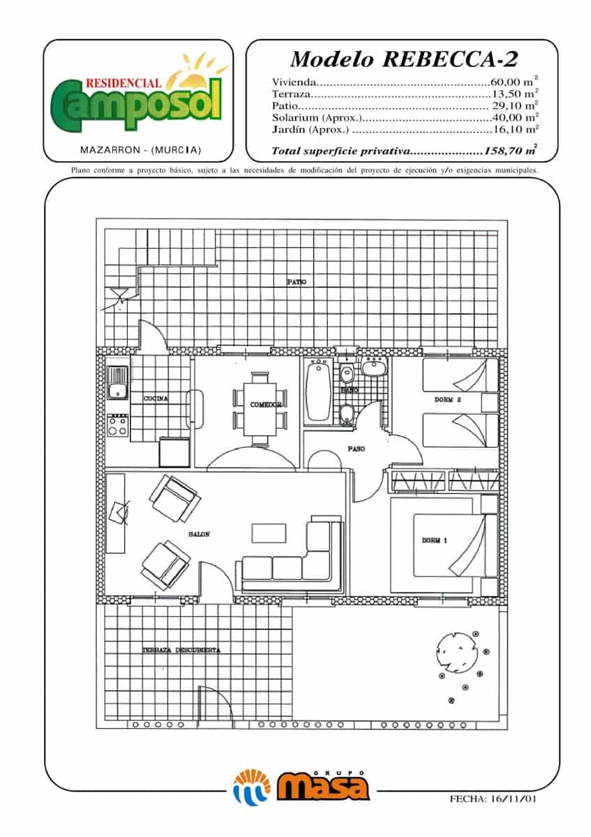 2 slaapkamer Villa te koop in Camposol - € 99.900 (Ref: 9924609)