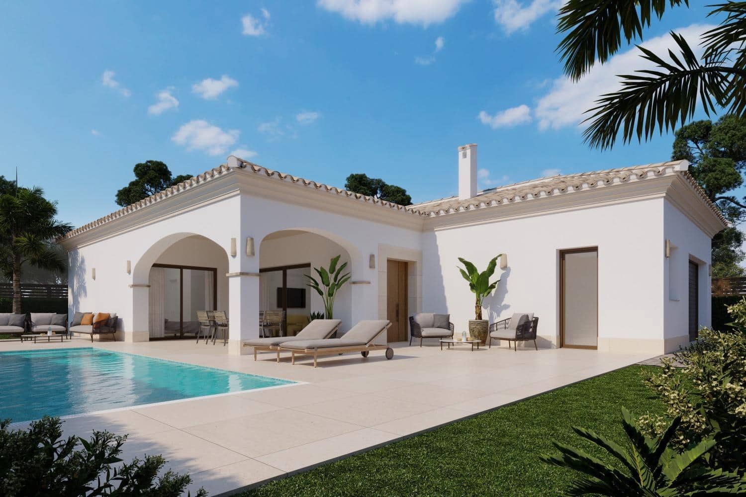 3 soveværelse Villa til salg i Lo Pagan med swimmingpool garage - € 809.950 (Ref: 9999813)
