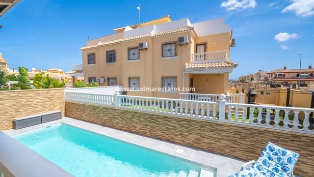 3 chambre Villa/Maison Semi-Mitoyenne à vendre à Doña Pepa, Rojales avec piscine - 279 000 € (Ref: 10025996)
