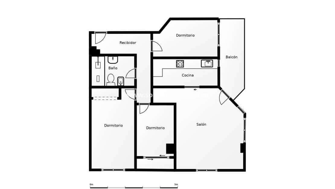 Apartamento de 3 habitaciones en Torrevieja en venta - 139.000 € (Ref: 10045732)