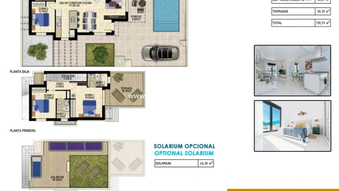 3 soveværelse Villa til salg i Vistabella med swimmingpool - € 389.000 (Ref: 8826208)