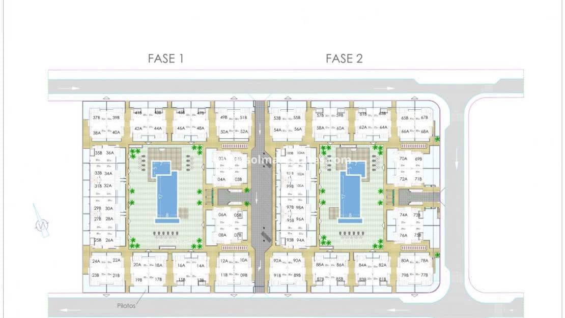 2 makuuhuone Huoneisto myytävänä paikassa Los Balcones mukana uima-altaan - 275 000 € (Ref: 8826234)
