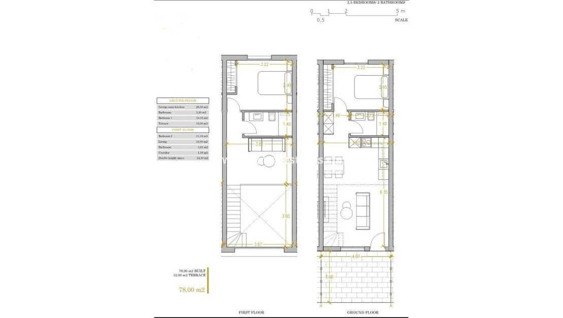 2 soveværelse Byhus til salg i Villamartin med swimmingpool - € 280.000 (Ref: 8859403)