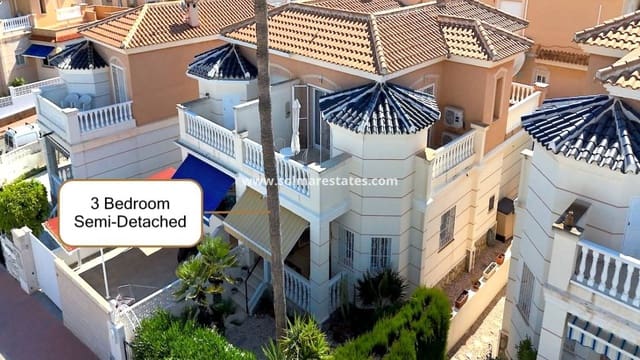 3 bedroom Semi-detached Villa for sale in Ciudad Quesada, Rojales with pool - € 229,995 (Ref: 9136405)