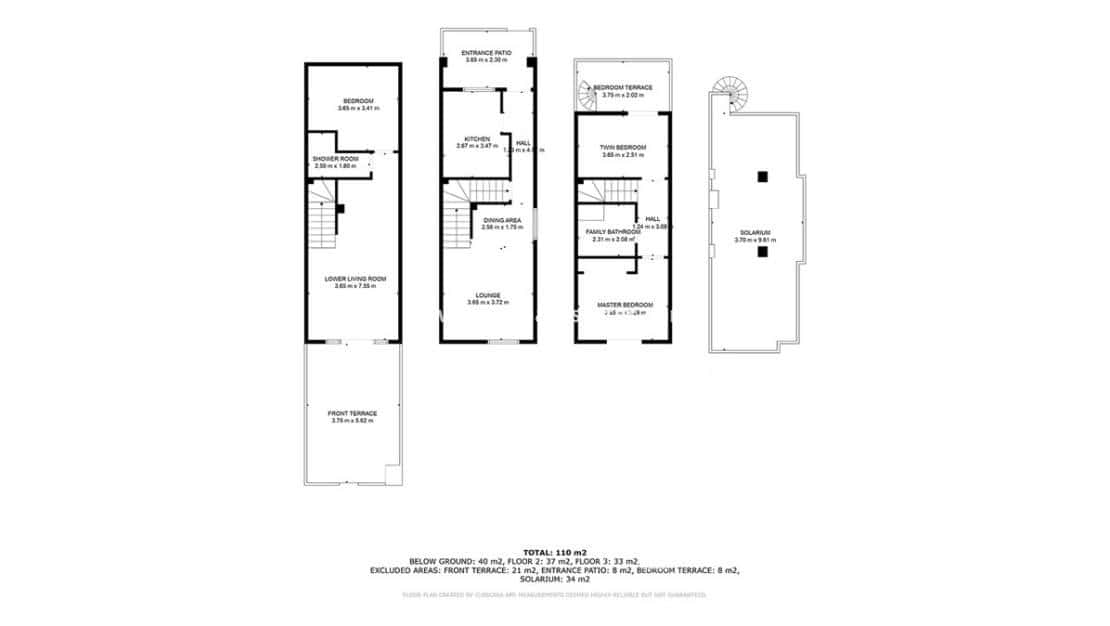 3 sypialnia Dom blizniak na sprzedaż w Villamartin z basenem - 164 950 € (Ref: 9409930)