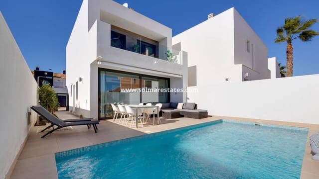 3 makuuhuone Huvila myytävänä paikassa Santiago de la Ribera, San Javier mukana uima-altaan - 369 000 € (Ref: 9713454)