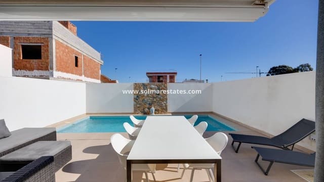 3 makuuhuone Huvila myytävänä paikassa Santiago de la Ribera, San Javier mukana uima-altaan - 369 000 € (Ref: 9713454)
