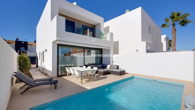3 makuuhuone Huvila myytävänä paikassa Santiago de la Ribera, San Javier mukana uima-altaan - 369 000 € (Ref: 9713454)
