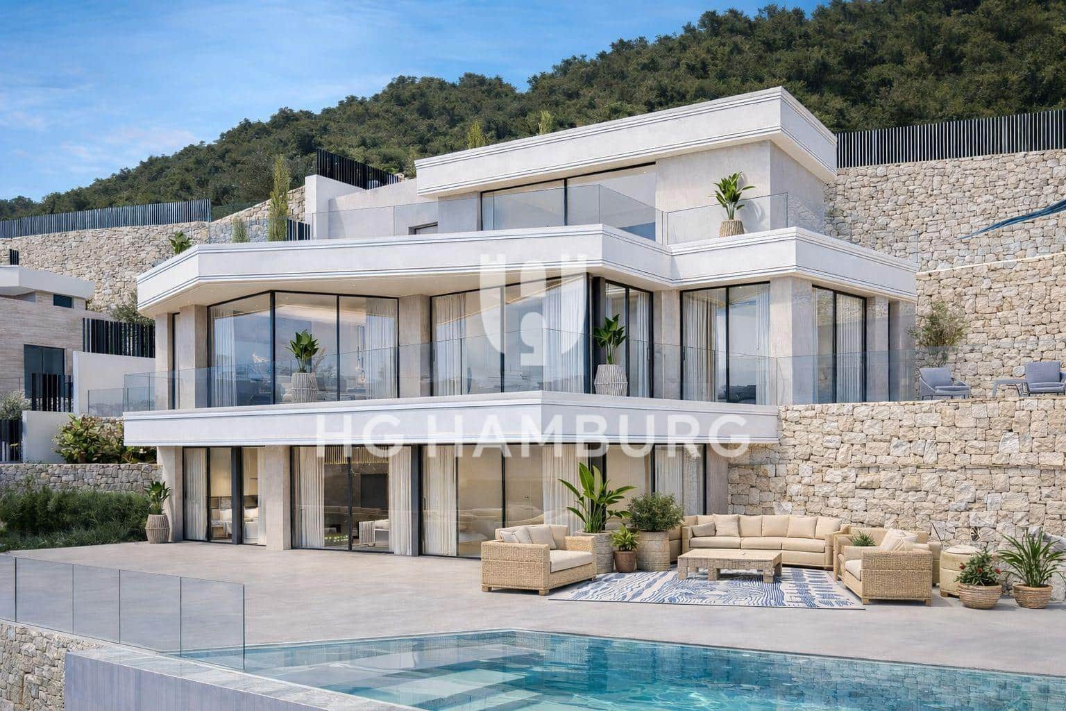 4 quarto Moradia para venda em Benissa com piscina garagem - 3 350 000 € (Ref: 9587905)