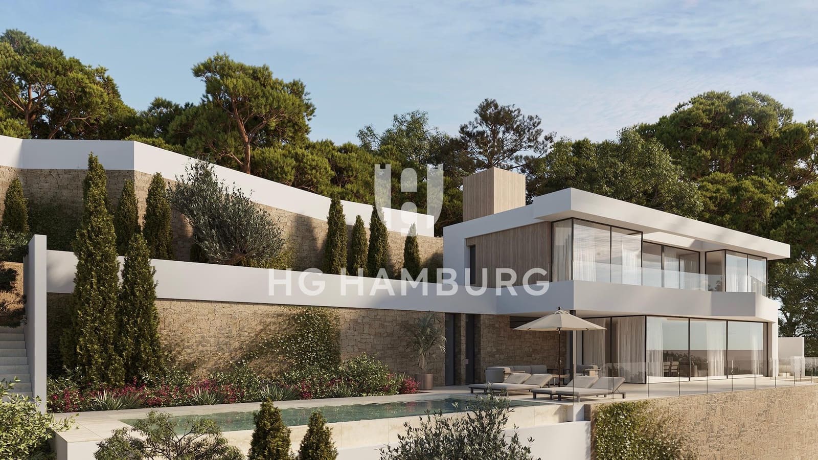 4 makuuhuone Huvila myytävänä paikassa Benissa mukana uima-altaan 
autotalli - 2 450 000 € (Ref: 9733776)