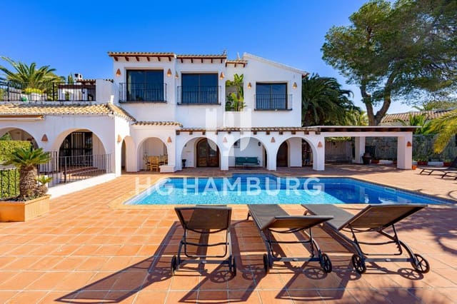 4 sypialnia Willa na sprzedaż w Moraira, Teulada-Moraira z basenem garażem - 2 690 000 € (Ref: 9944590)