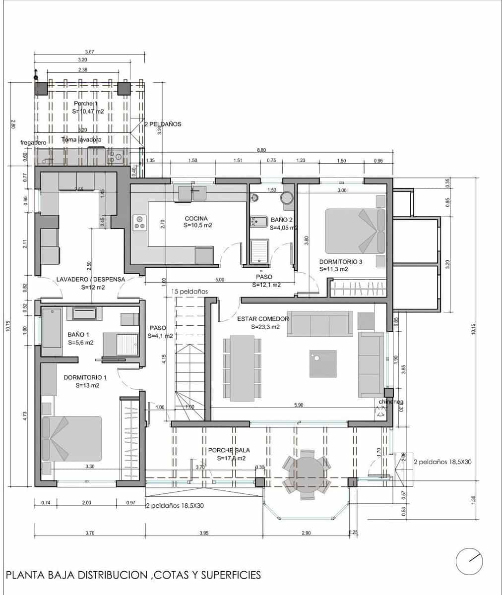 4 soveværelse Villa til salg i San Jose / Sant Josep de Sa Talaia med swimmingpool garage - € 1.990.000 (Ref: 9807641)