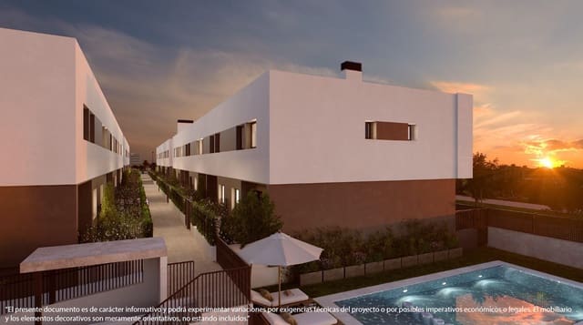 4 sovrum Radhus till salu i Espinardo, Murcia stad med pool garage - 365 900 € (Ref: 8636607)