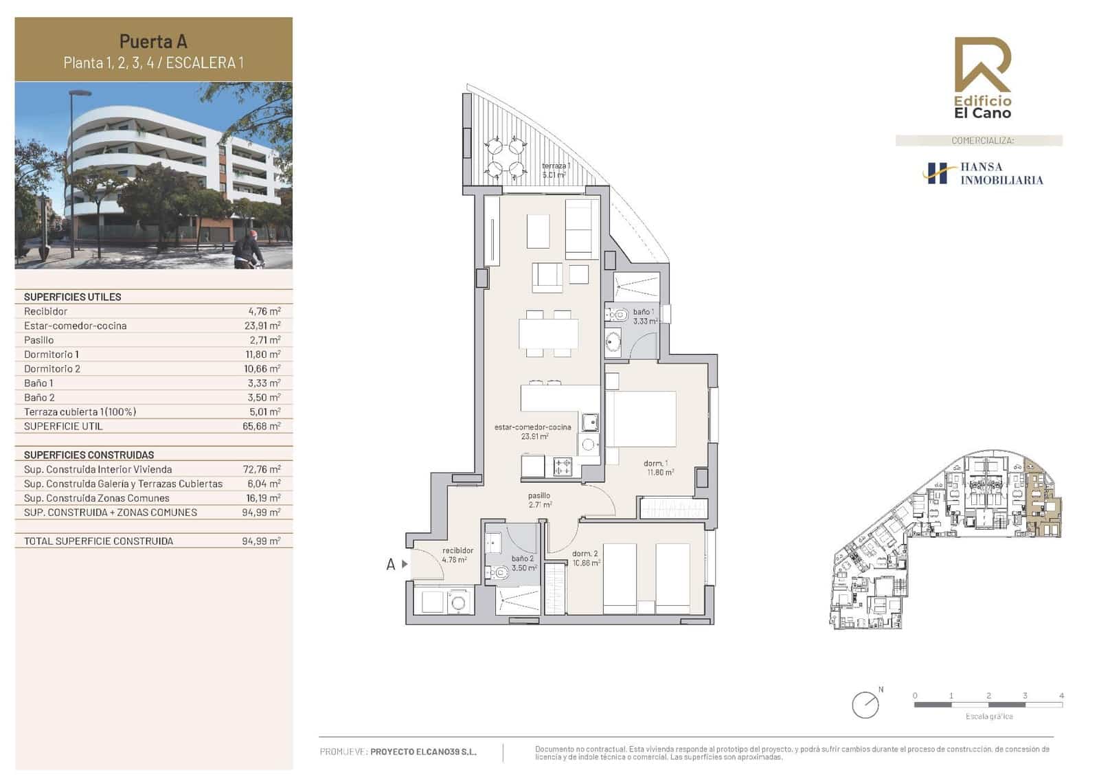 2 bedroom Flat for sale in San Juan de Alicante / Sant Joan d'Alacant with garage - € 254,000 (Ref: 8924047)