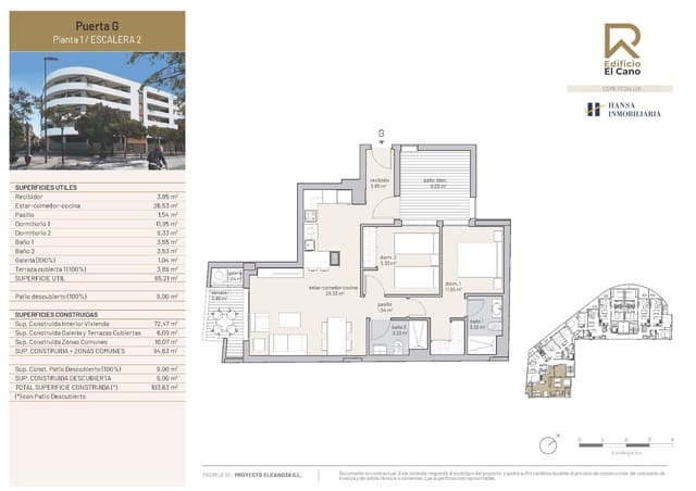 2 sypialnia Mieszkanie na sprzedaż w San Juan de Alicante / Sant Joan d'Alacant z garażem - 229 000 € (Ref: 8924050)