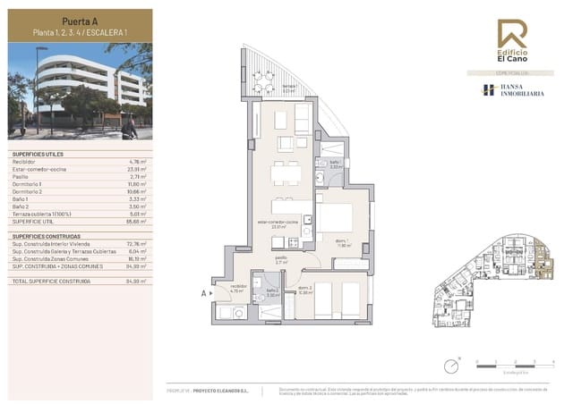 2 bedroom Flat for sale in San Juan de Alicante / Sant Joan d'Alacant with garage - € 237,000 (Ref: 8924054)