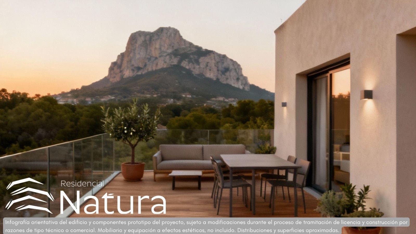 3 soverom Penthouse til salgs i Denia med svømmebasseng garasje - € 418 800 (Ref: 9048992)