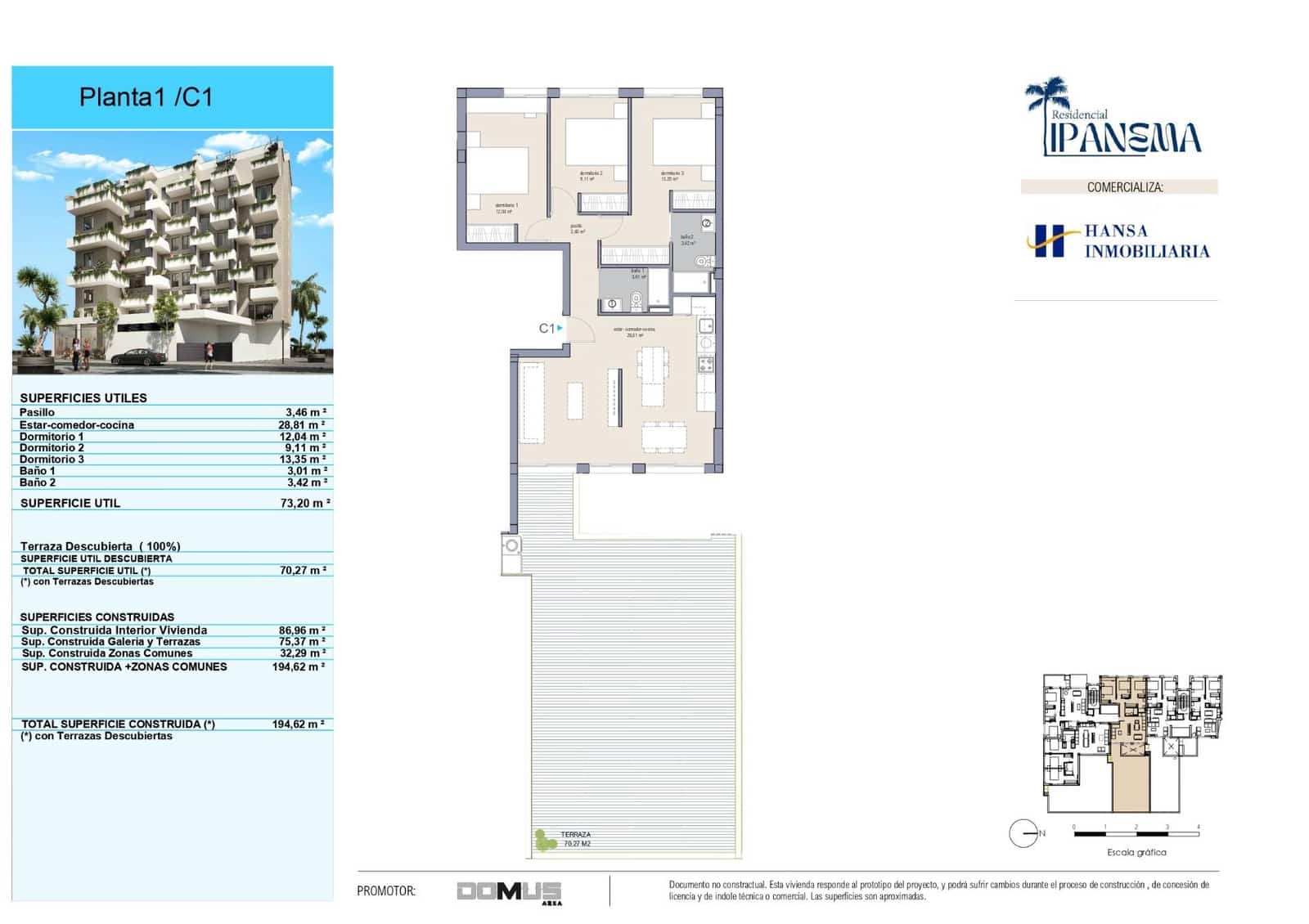 3 sovrum Lägenhet till salu i El Campello med pool garage - 372 000 € (Ref: 9059545)