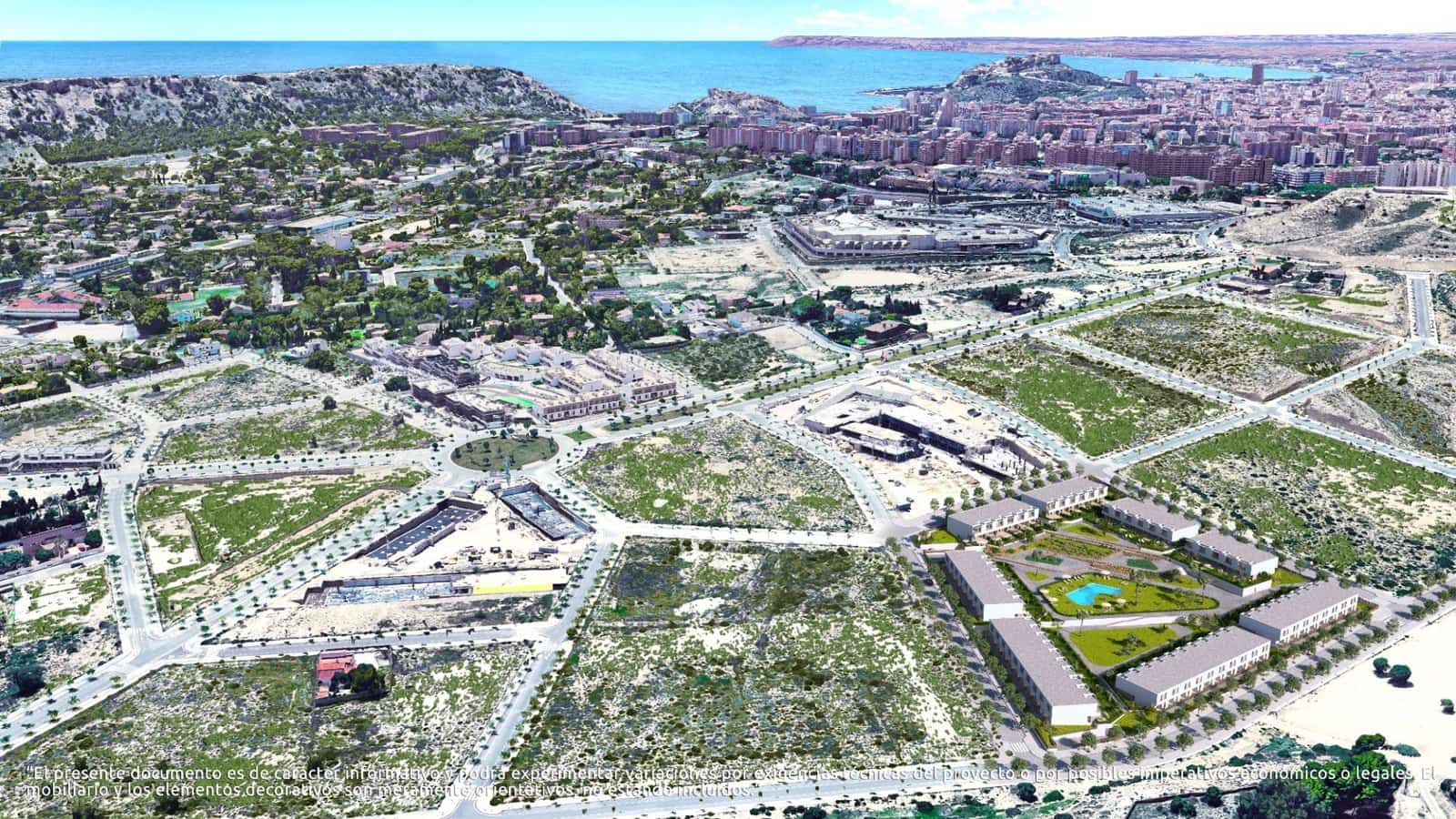 4 soveværelse Rækkehus til salg i Alicante by med swimmingpool garage - € 522.000 (Ref: 9215221)