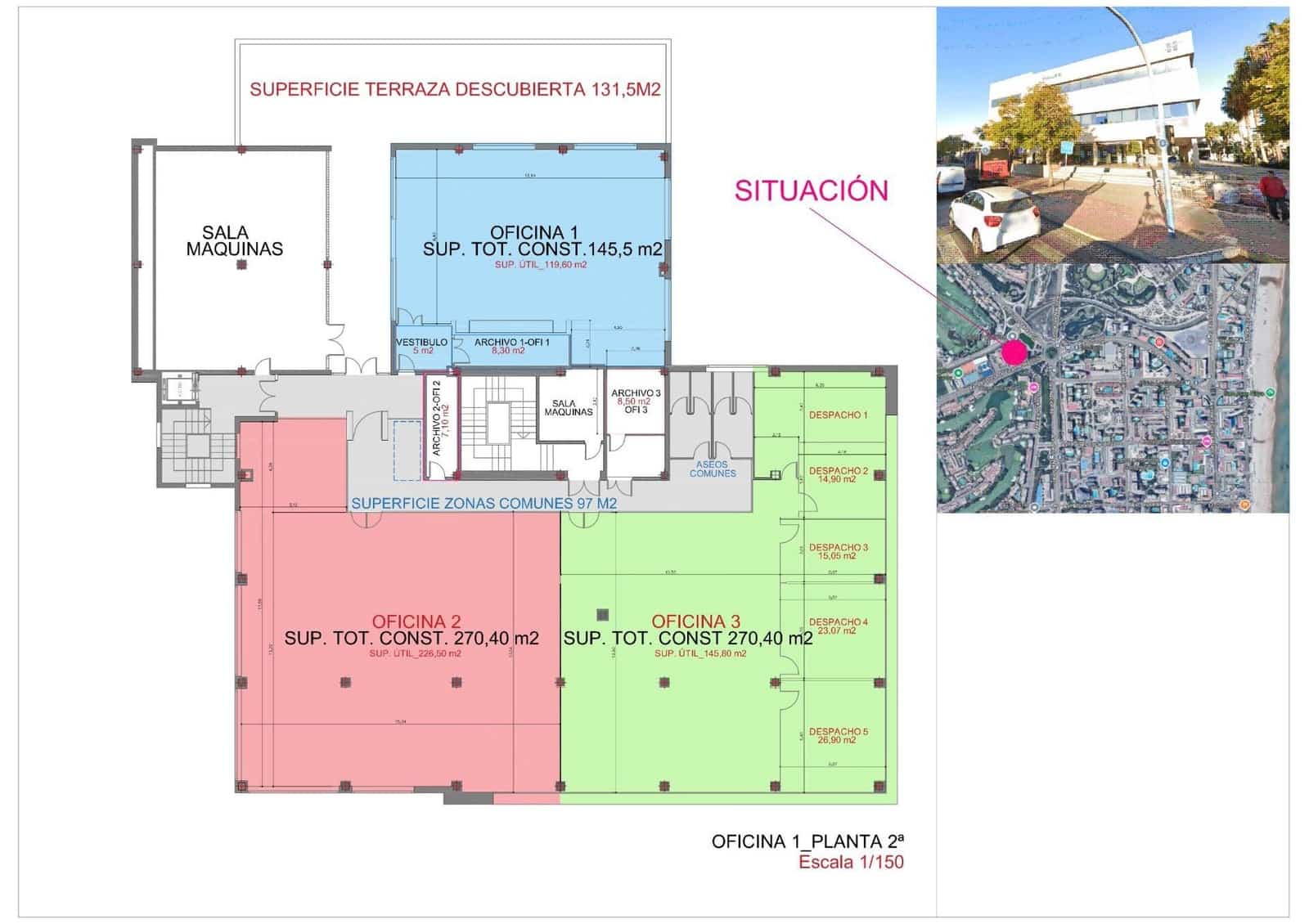 Toimisto vuokrattavana paikassa Playa de San Juan mukana 
autotalli - 2 200 € (Ref: 9440742)