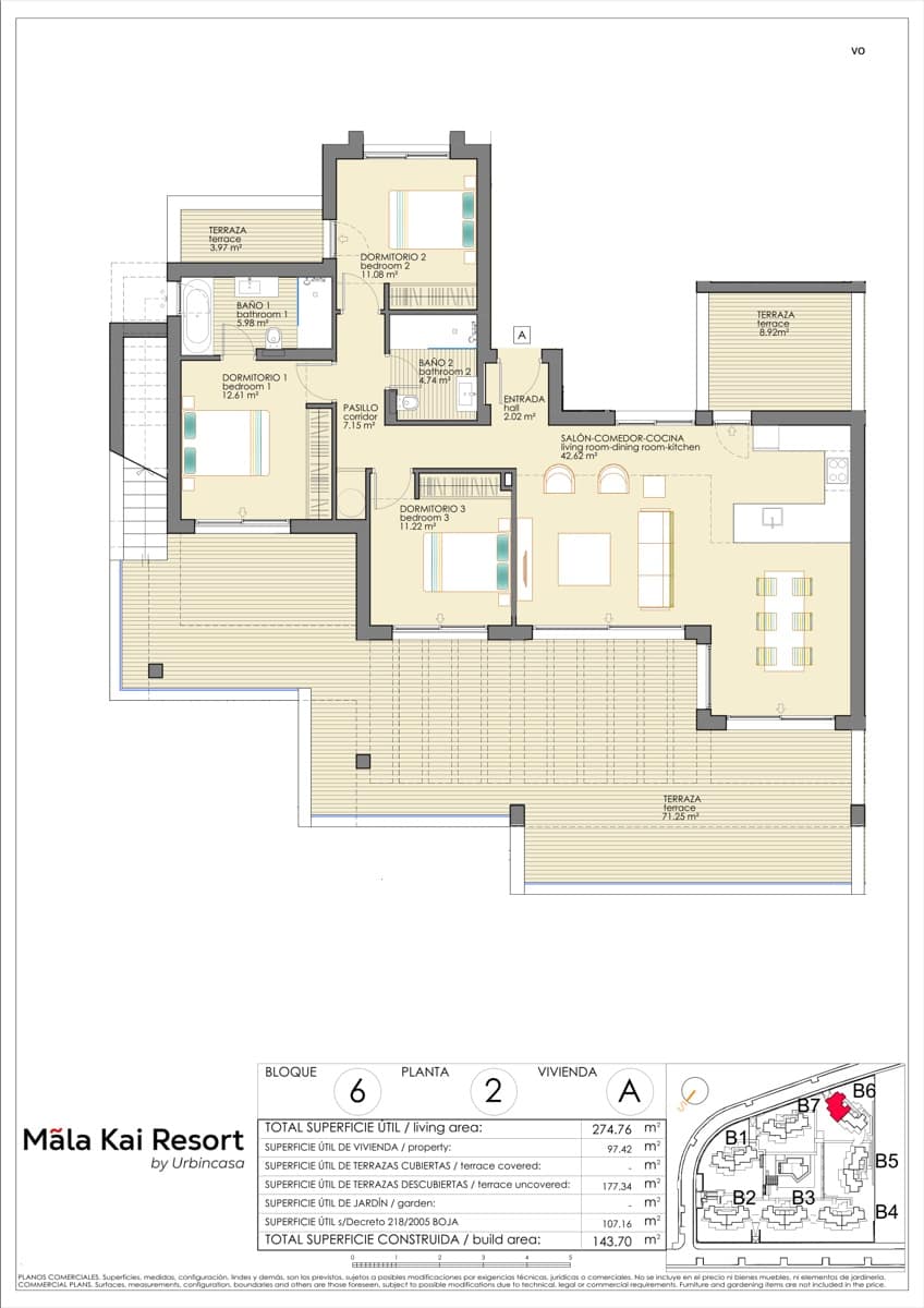 3 makuuhuone Kattohuoneisto myytävänä paikassa Estepona mukana uima-altaan 
autotalli - 740 000 € (Ref: 9459463)