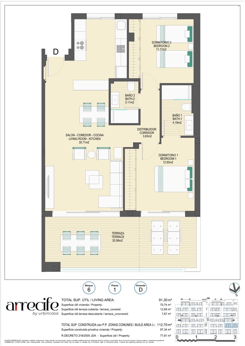 2 sypialnia Mieszkanie na sprzedaż w Bahia de Casares z basenem garażem - 398 000 € (Ref: 9460662)