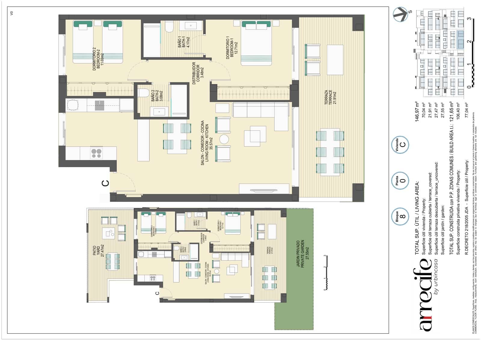 2 bedroom Flat for sale in Bahia de Casares with pool garage - € 420,000 (Ref: 9468699)