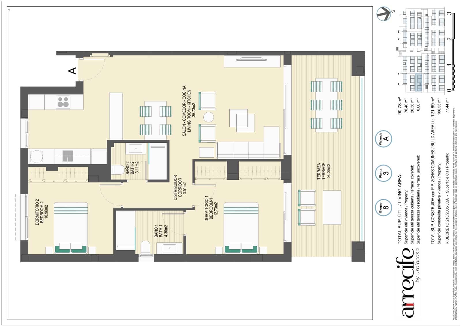 2 soverom Leilighet til salgs i Bahia de Casares med svømmebasseng garasje - € 490 000 (Ref: 9474366)