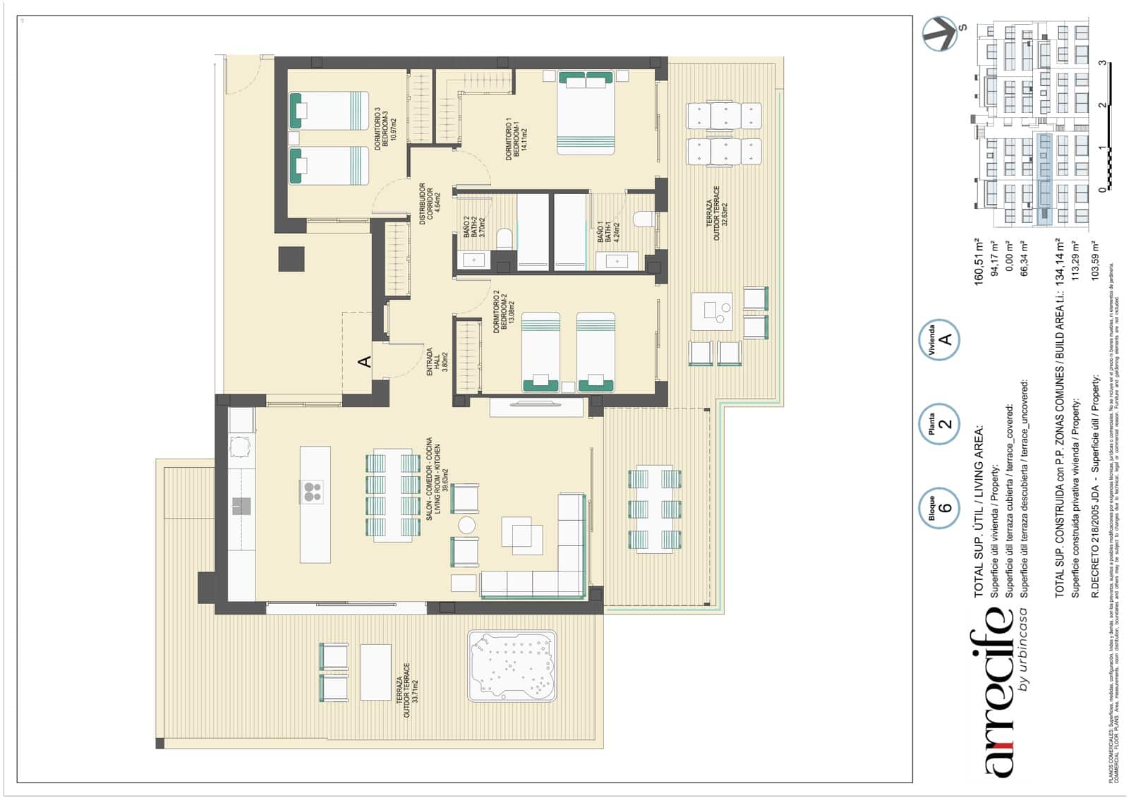 3 quarto Apartamento para venda em Bahia de Casares com piscina garagem - 620 000 € (Ref: 9474369)
