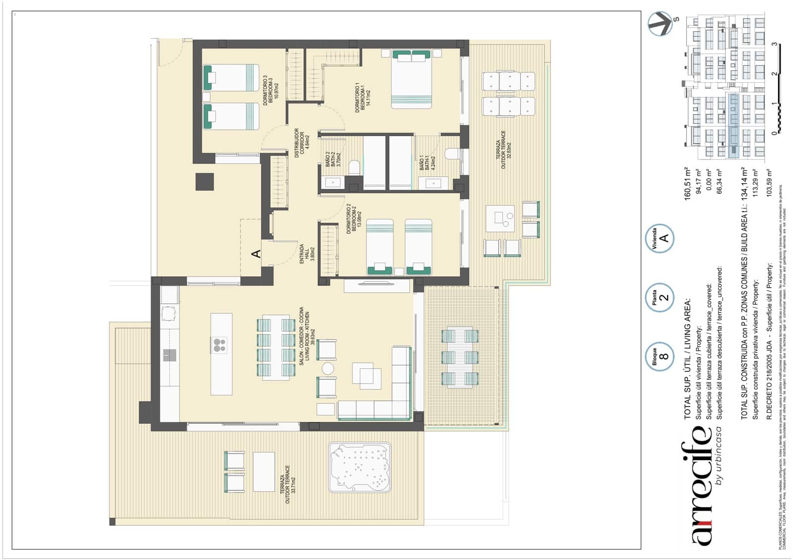 3 soverom Leilighet til salgs i Bahia de Casares med svømmebasseng garasje - € 630 000 (Ref: 9474372)