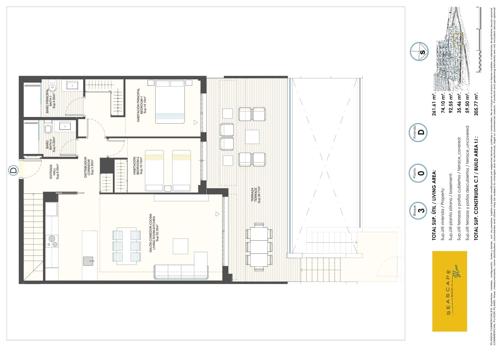 2 soverom Leilighet til salgs i Finestrat med svømmebasseng garasje - € 440 000 (Ref: 9569138)