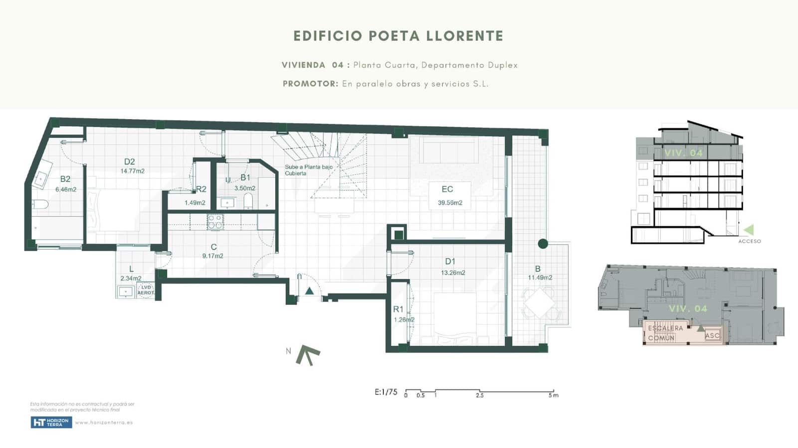 4 chambre Penthouse à vendre à Gandia avec garage - 268 000 € (Ref: 8936656)