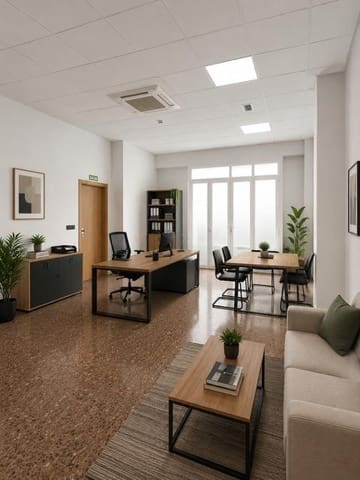 Oficina de 5 habitaciones en Gandia en alquiler - 300 € (Ref: 9892495)