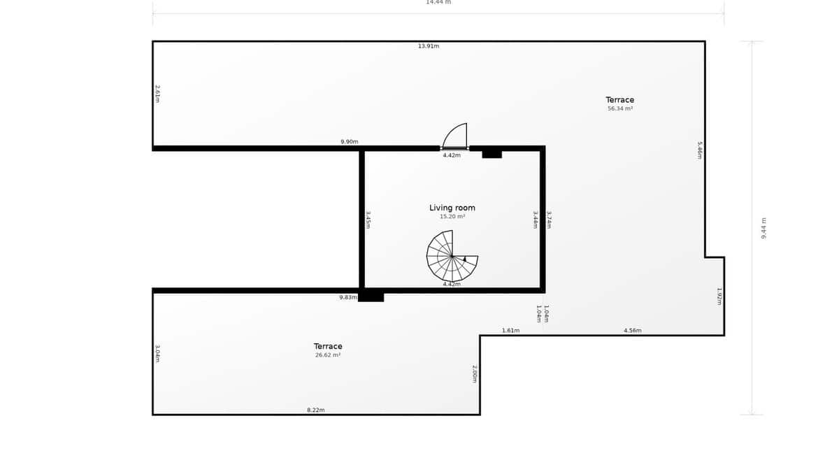 3 soverom Penthouse til salgs i Benalmadena med svømmebasseng garasje - € 619 000 (Ref: 9524598)