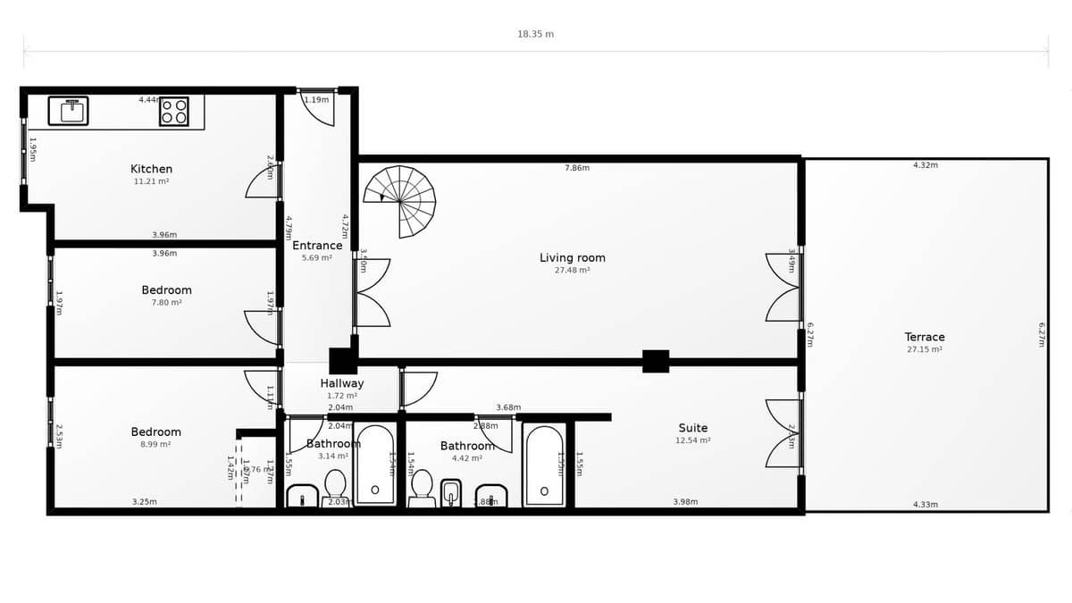 3 bedroom Penthouse for sale in Benalmadena with pool garage - € 599,000 (Ref: 9524598)