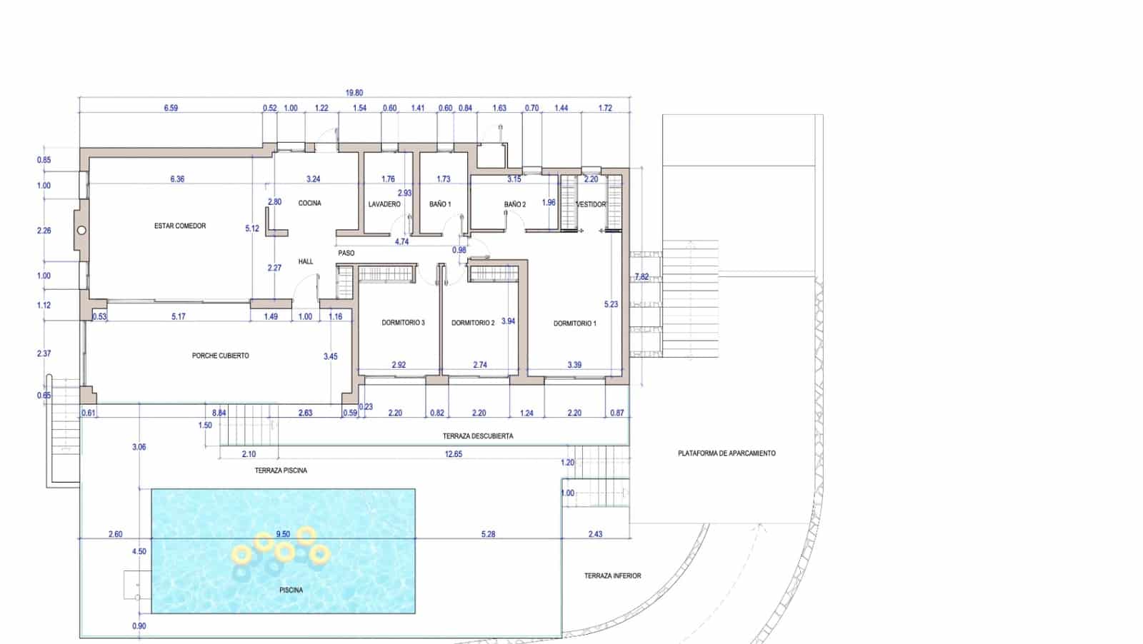 3 Zimmer Villa zu verkaufen in Altea mit Pool Garage - 1.788.000 € (Ref: 9417965)