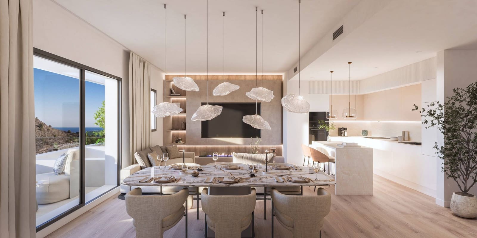 1 sypialnia Apartament na sprzedaż w La Villajoyosa / Vila Joiosa z basenem - 339 000 € (Ref: 10027326)
