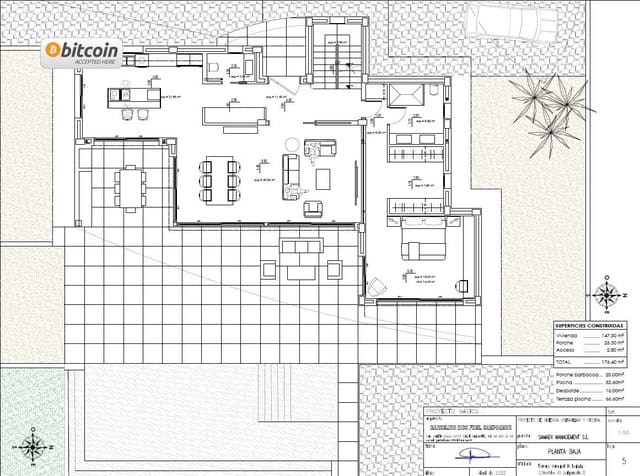 4 soverom Villa til salgs i Moraira, Teulada-Moraira med svømmebasseng garasje - € 1 995 000 (Ref: 7985930)