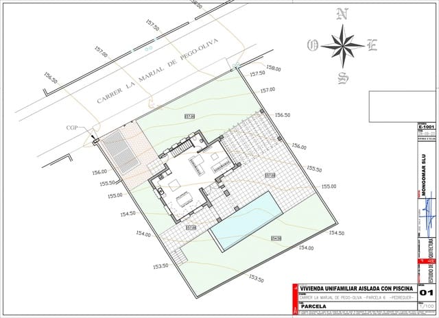 3 soveværelse Villa til salg i Pedreguer med swimmingpool - € 595.000 (Ref: 8698215)