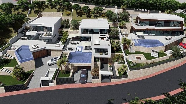 4 makuuhuone Huvila myytävänä paikassa Maryvilla, Calpe / Calp mukana uima-altaan 
autotalli - 1 550 000 € (Ref: 8743631)