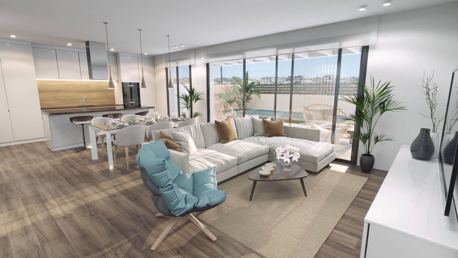 3 bedroom Villa for sale in Finestrat with pool - € 595,000 (Ref: 8786746)