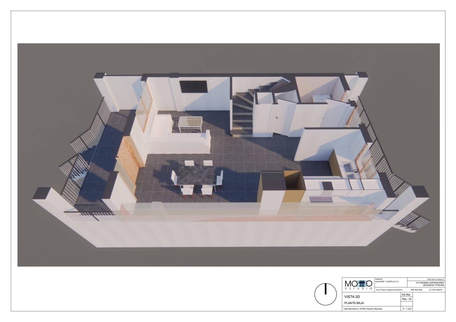 3 soveværelse Rækkehus til salg i Parcent med swimmingpool garage - € 225.000 (Ref: 9132256)