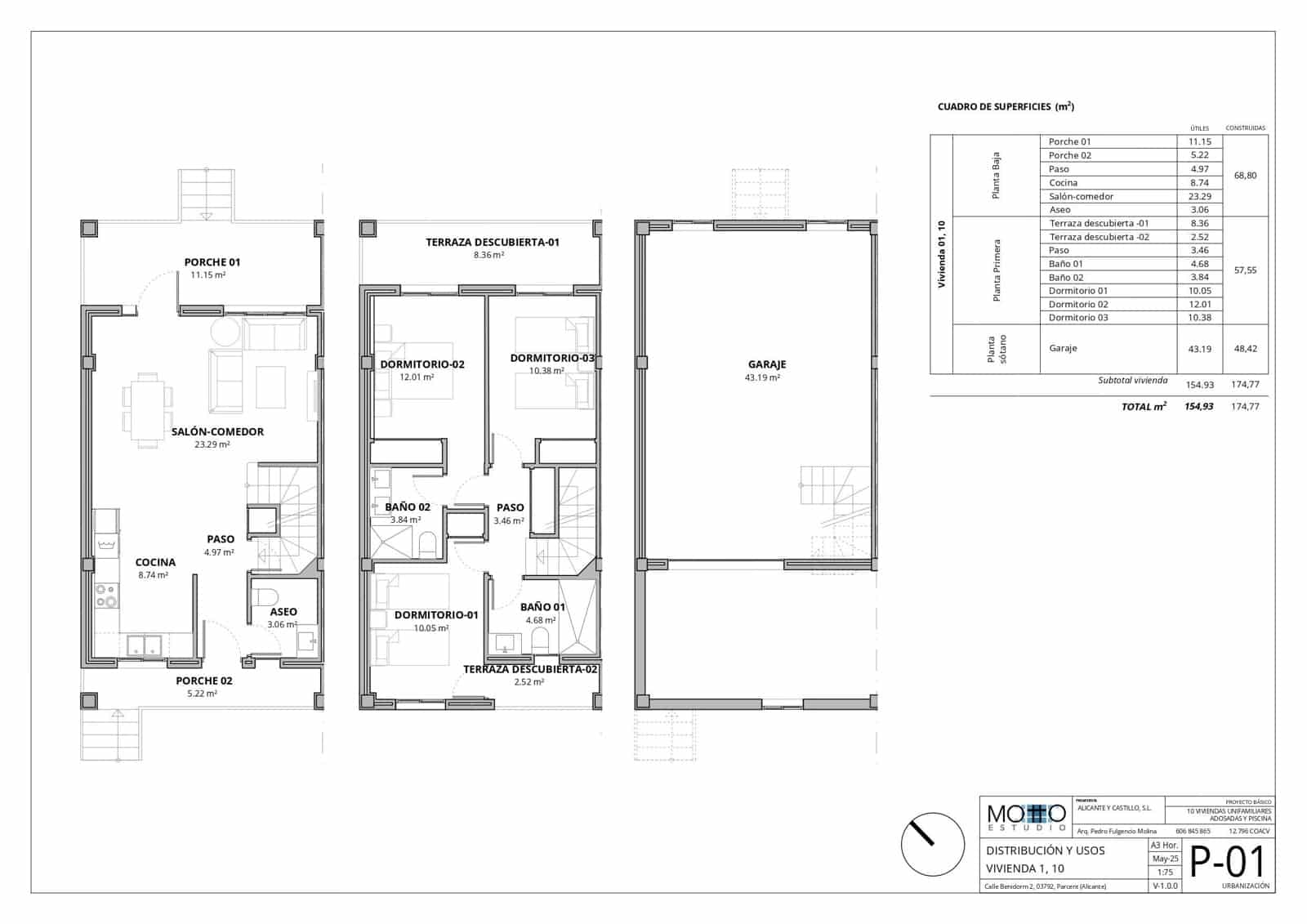 3 soveværelse Rækkehus til salg i Parcent med swimmingpool garage - € 225.000 (Ref: 9132256)