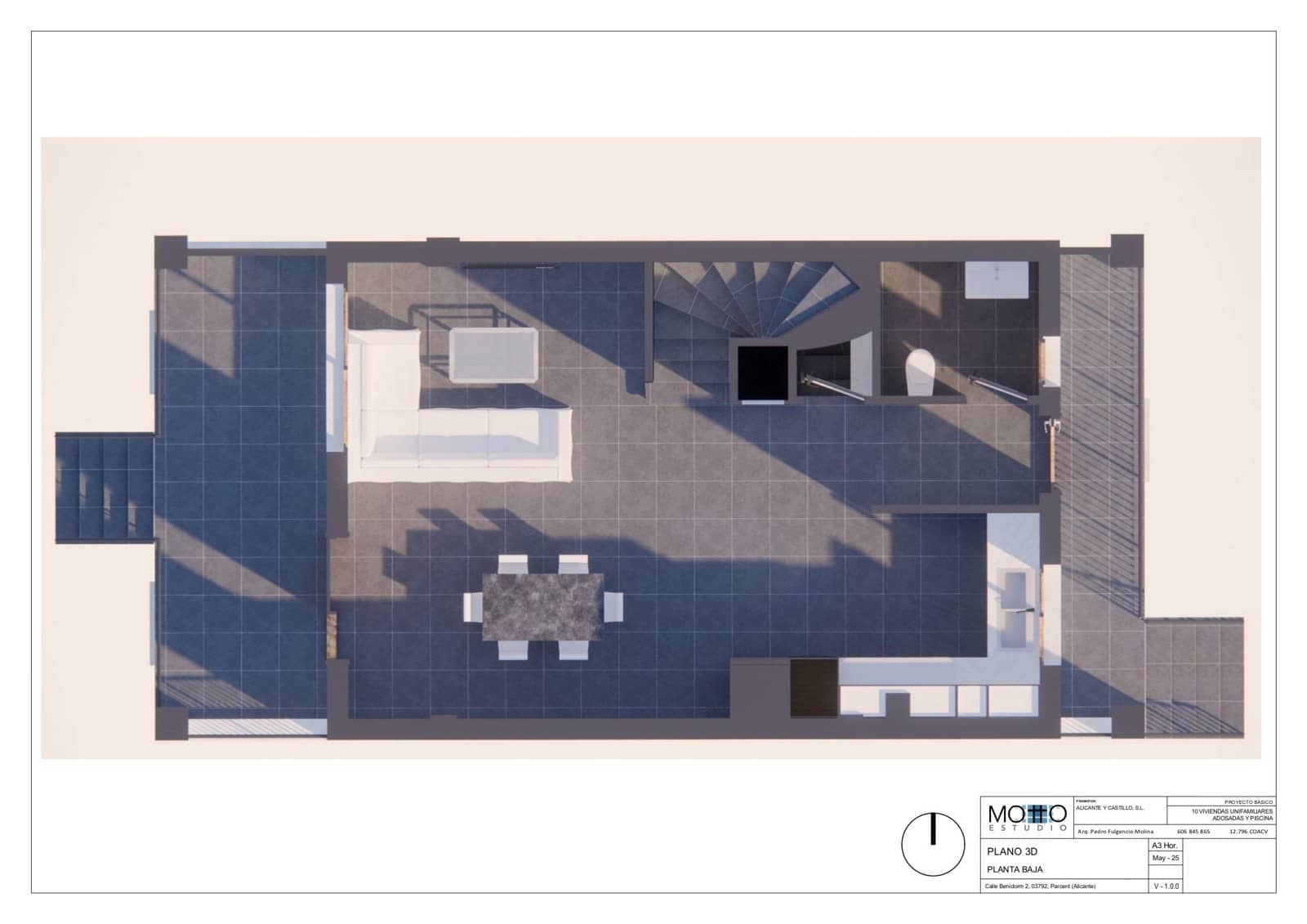 3 soveværelse Rækkehus til salg i Parcent med swimmingpool garage - € 225.000 (Ref: 9134297)