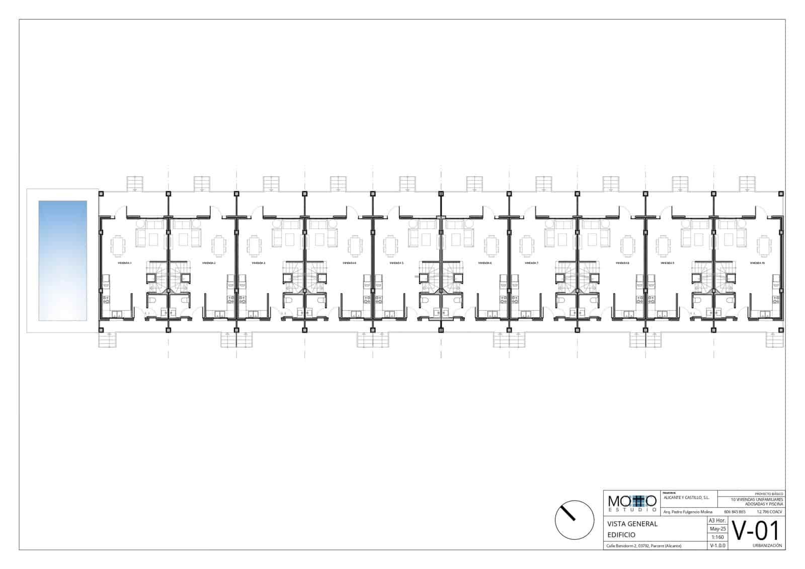 3 soveværelse Rækkehus til salg i Parcent med swimmingpool garage - € 225.000 (Ref: 9134297)